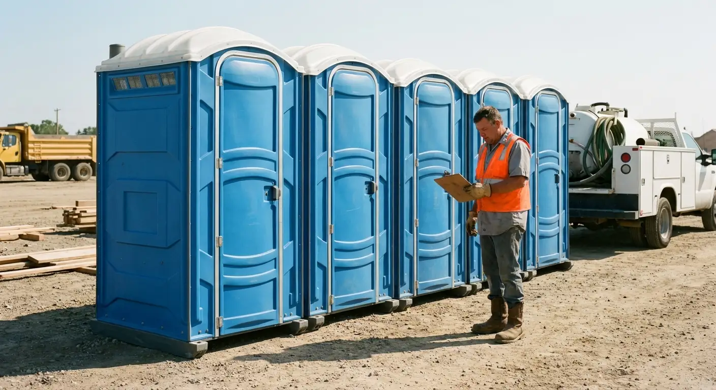 Portable toilet site planning and placement logistics in Cincinnati, OH